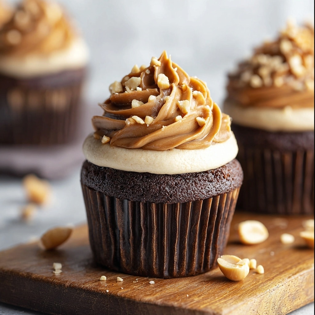 Chocolate Peanut Butter Cupcakes Recipe