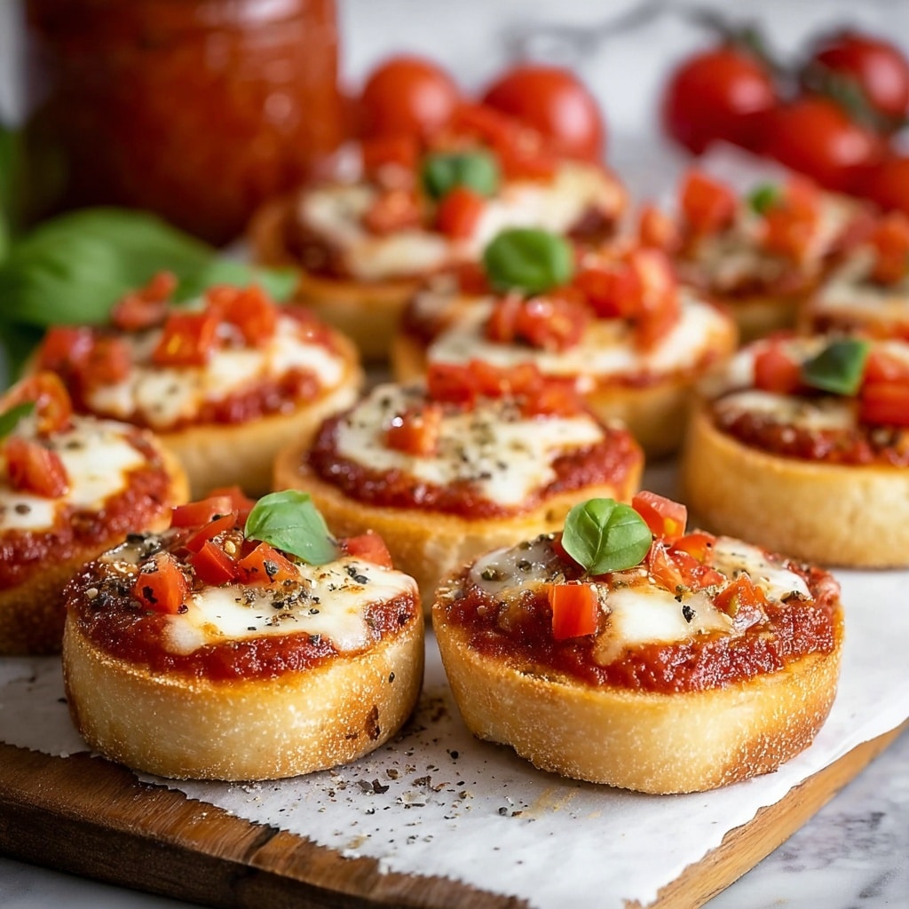 Homemade Mini Pizza Bagel Bites Recipe - Recipe Image