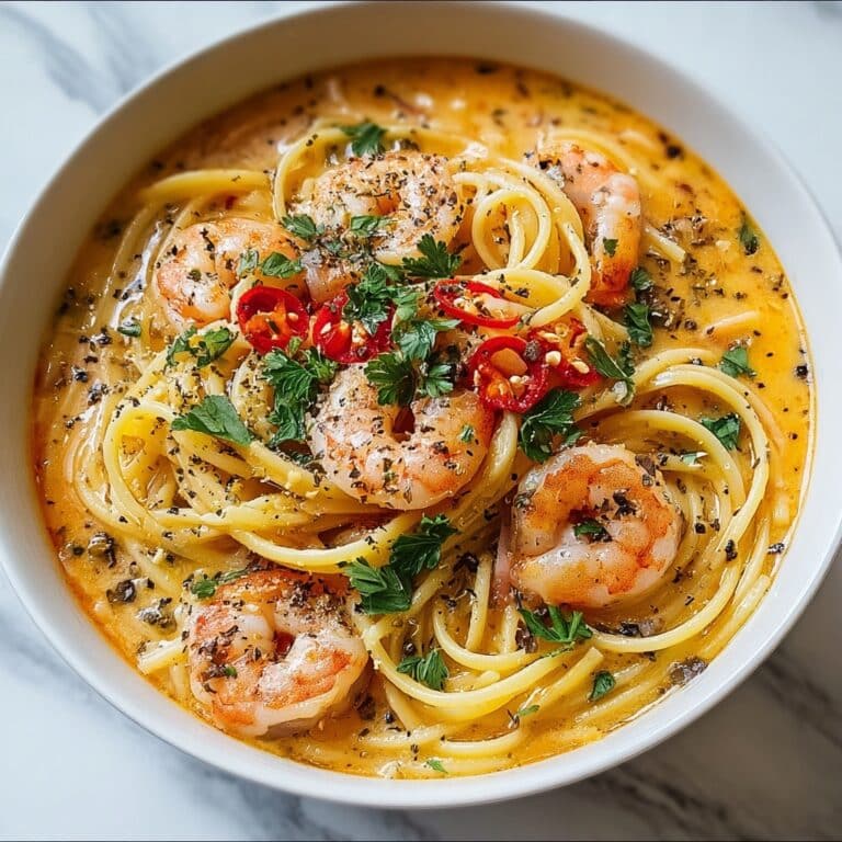 Creamy Jamaican Shrimp Pasta Recipe