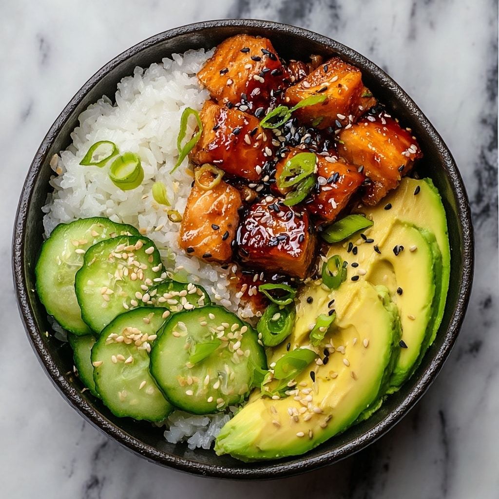 Decadent Teriyaki Salmon Bowl: Quick & Customizable Delight