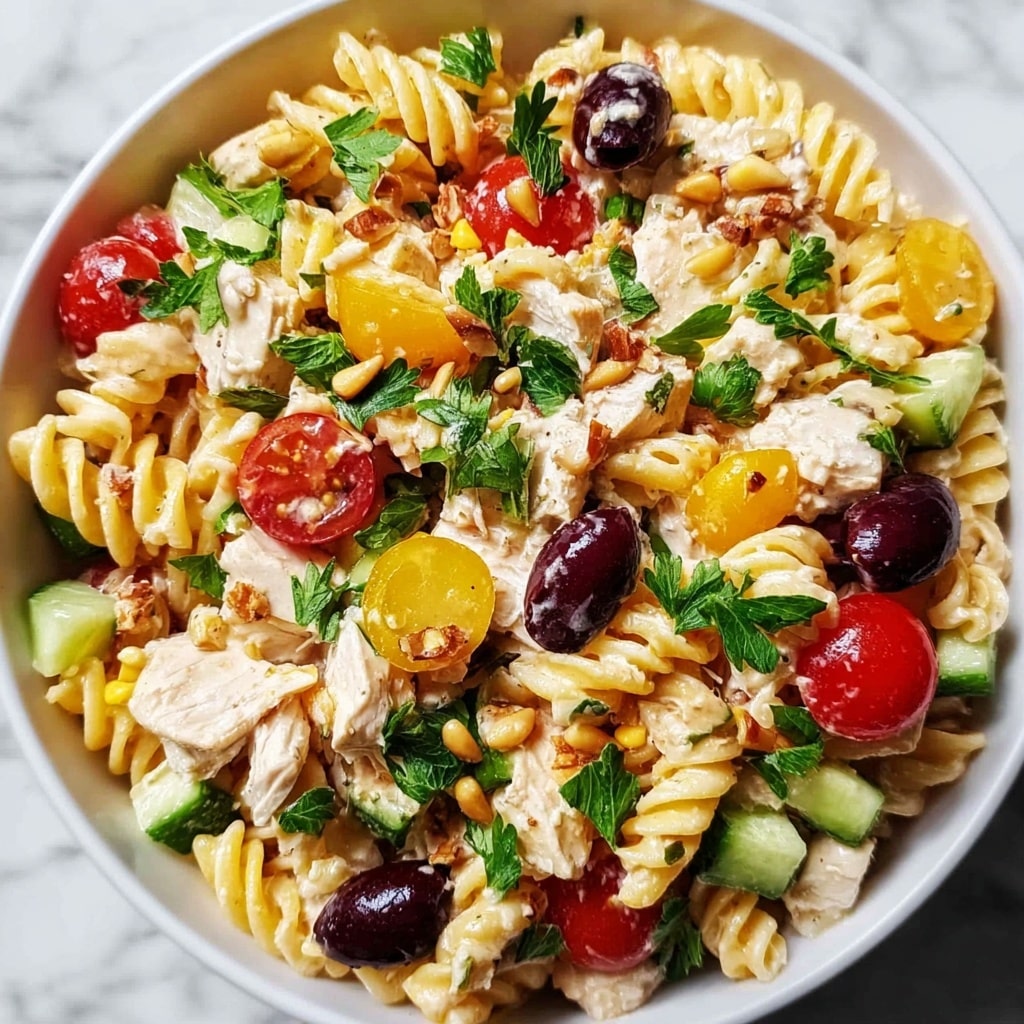 Delicious Waldorf Chicken Pasta Salad for Your Next Cookout Recipe