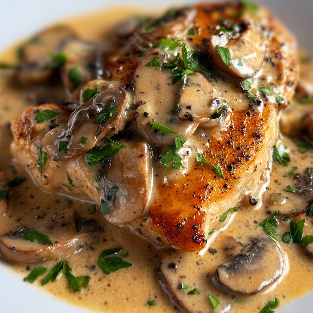 Creamy Mushroom Chicken Recipe - Recipe Image