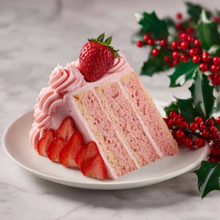 Strawberry Cake with Frosting Recipe