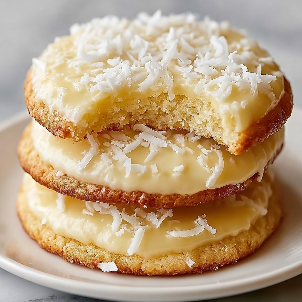 Lemon Coconut Cheesecake Cookies Recipe - Recipe Image