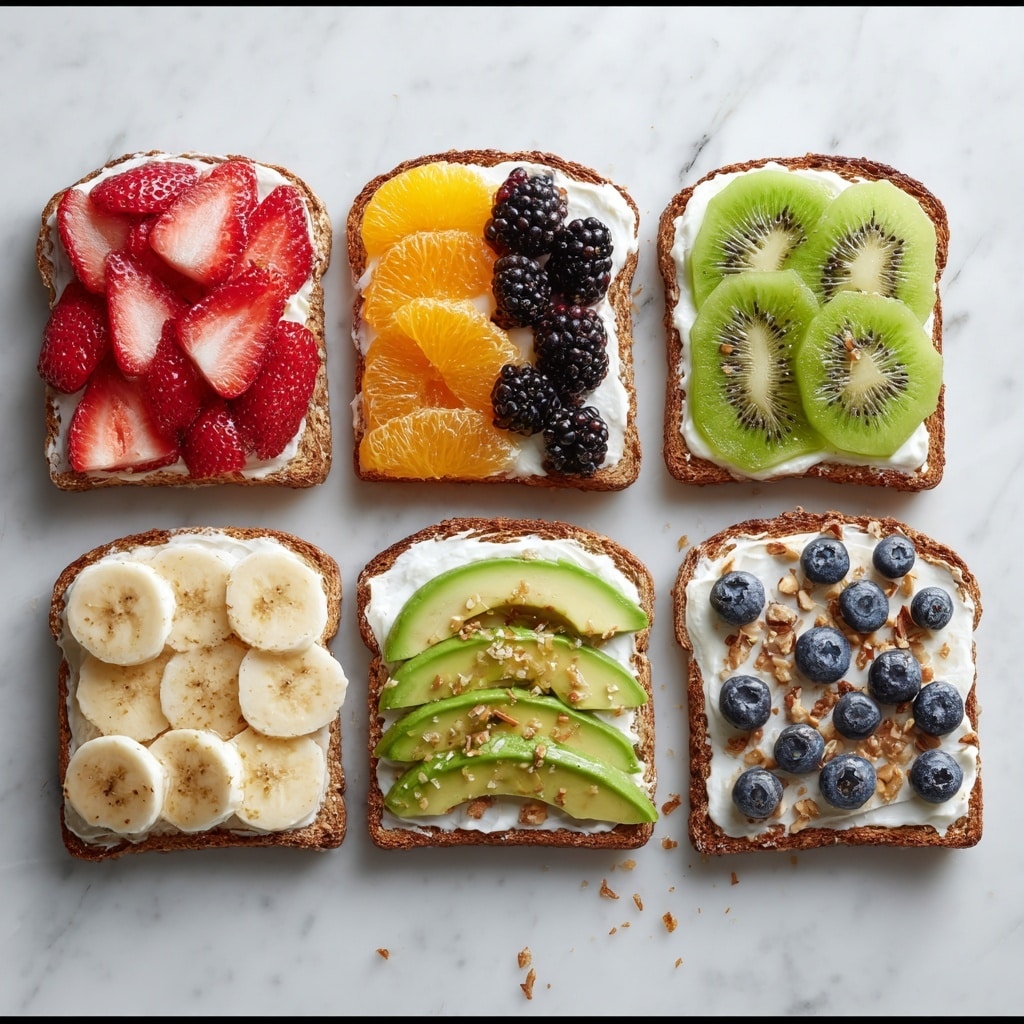Breakfast Toasts with Avocado, Eggs, and Cherry Tomatoes Recipe - Recipe Image