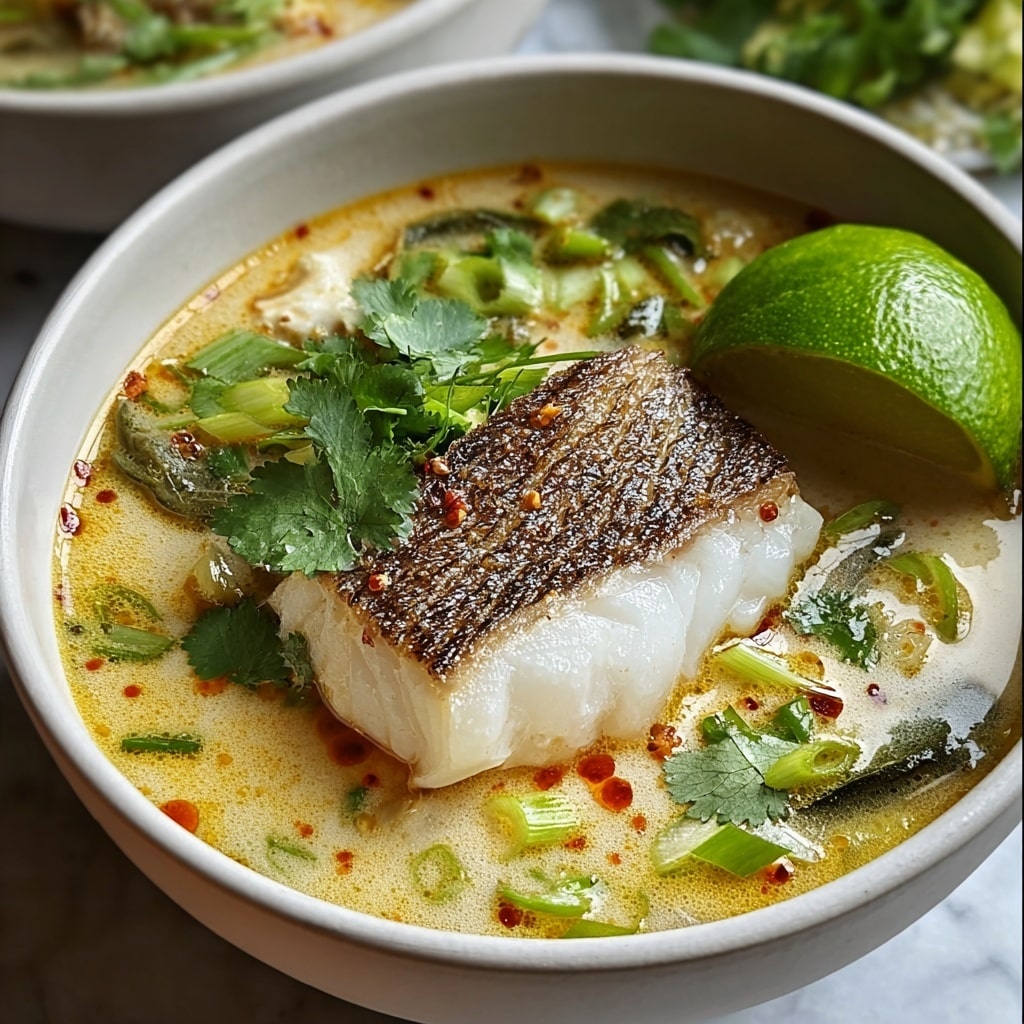 Coconut Lime Fish Soup Recipe