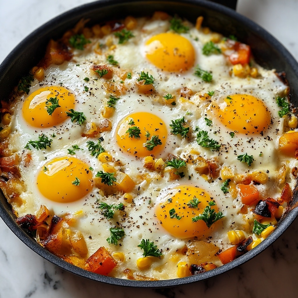 Simple Loaded Breakfast Skillet Recipe - Recipe Image