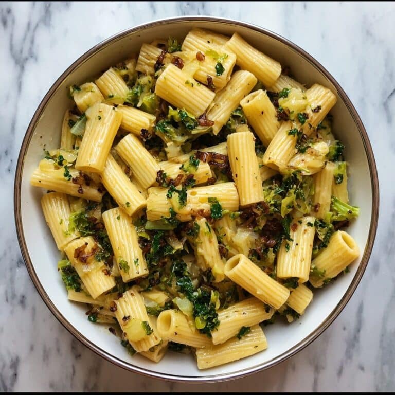 Cabbage Walnut Pasta Recipe