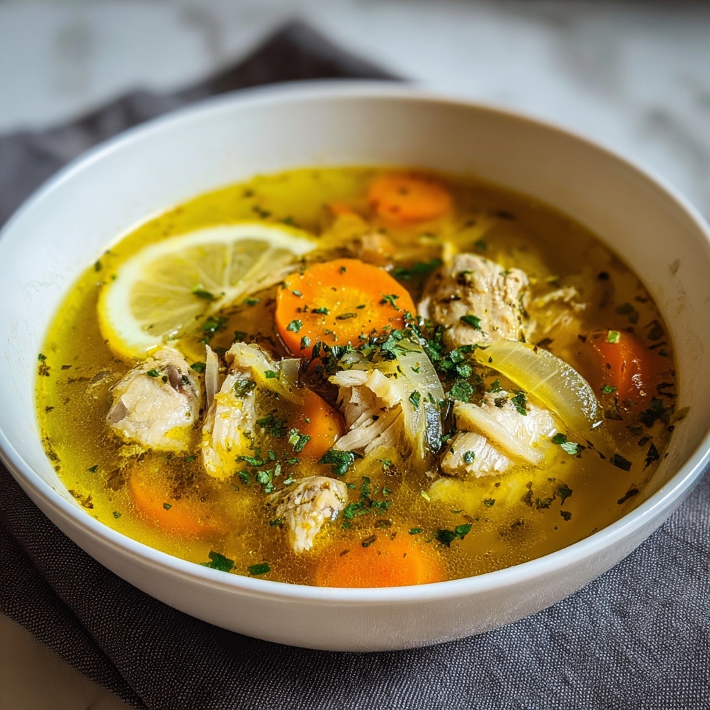 Lemon Chicken Soup Recipe - Recipe Image