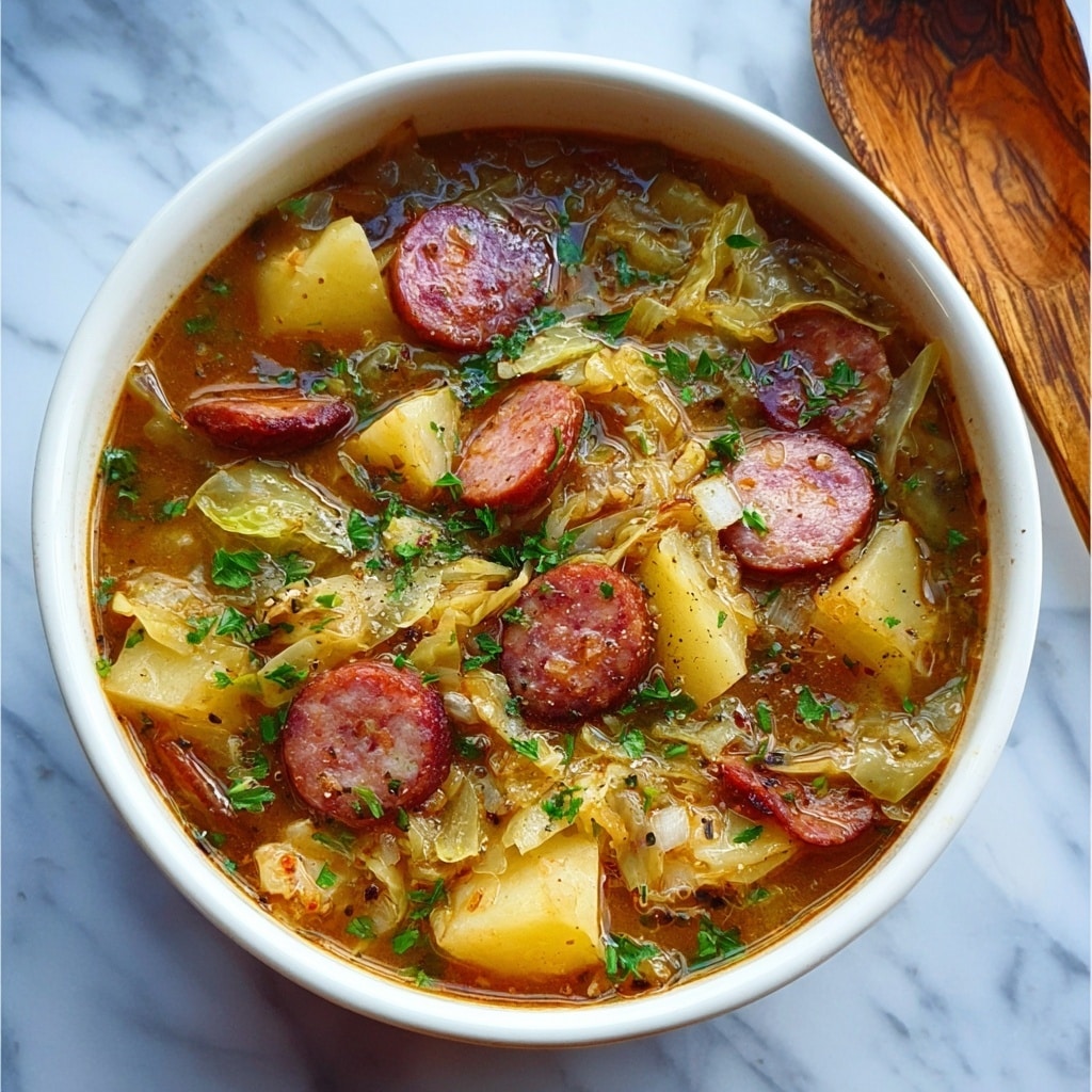 Kielbasa and Sauerkraut Soup Recipe - Recipe Image