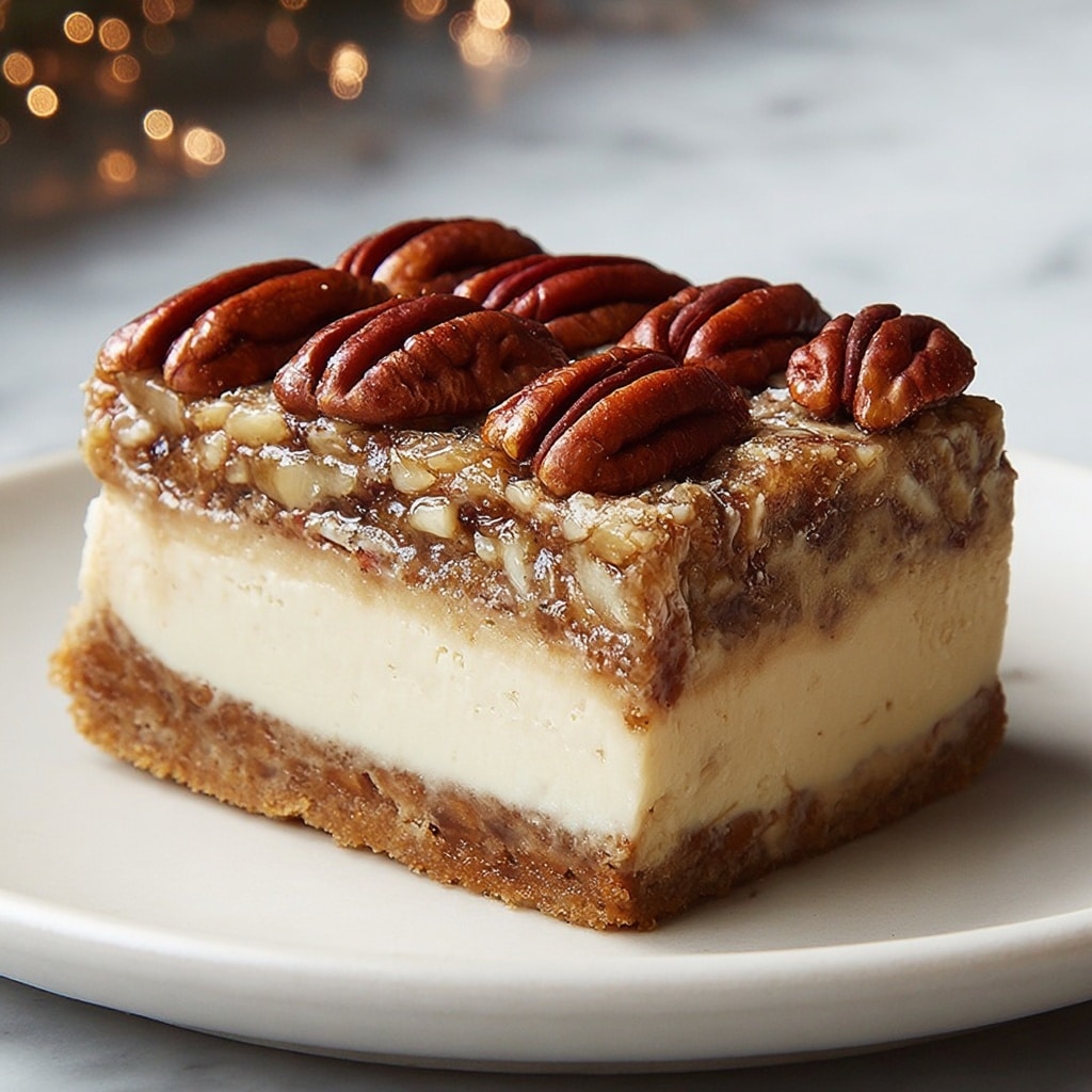 Kentucky Derby Pecan Pie Cheesecake Recipe - Recipe Image