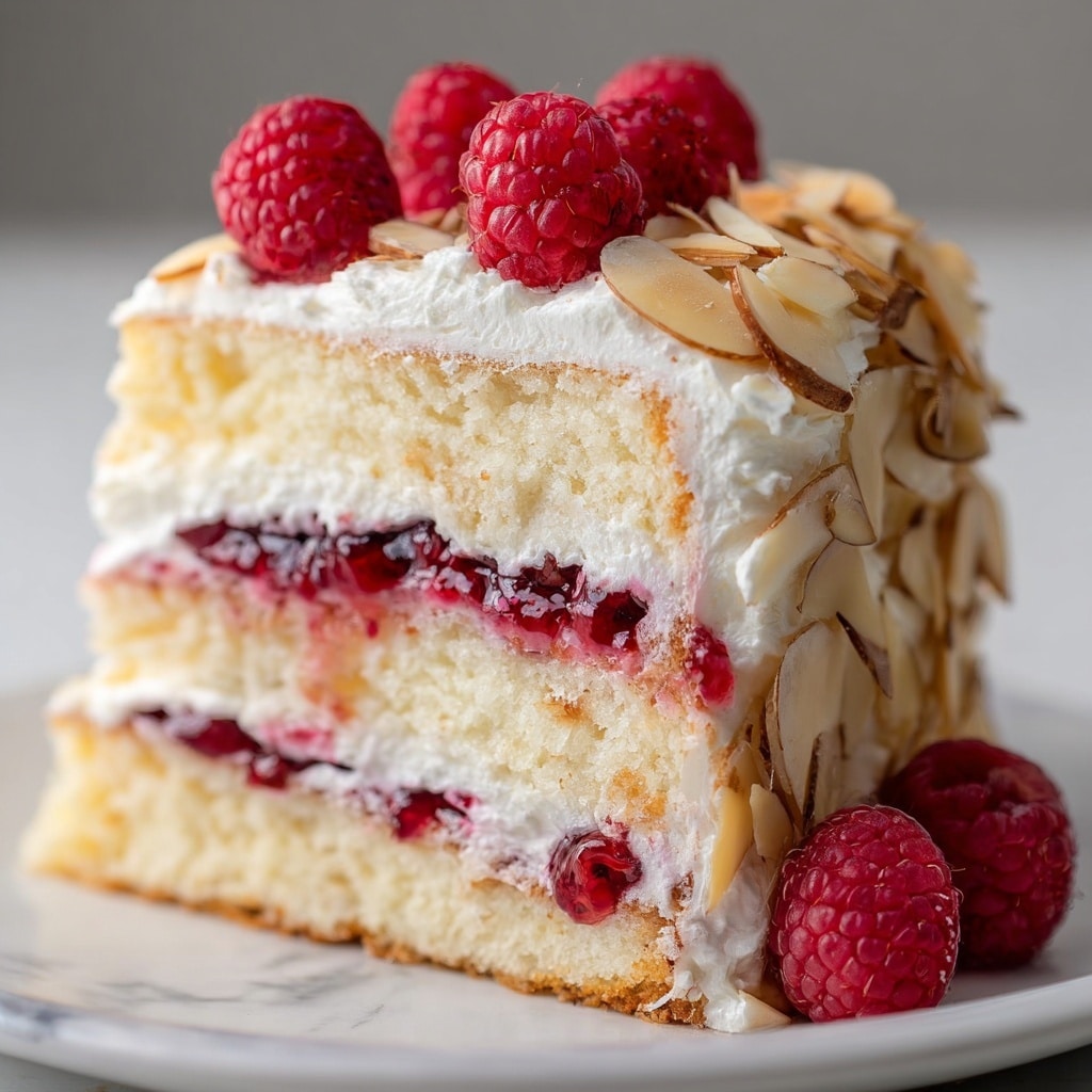 White Chocolate Raspberry Cake with White Chocolate Buttercream Recipe - Recipe Image