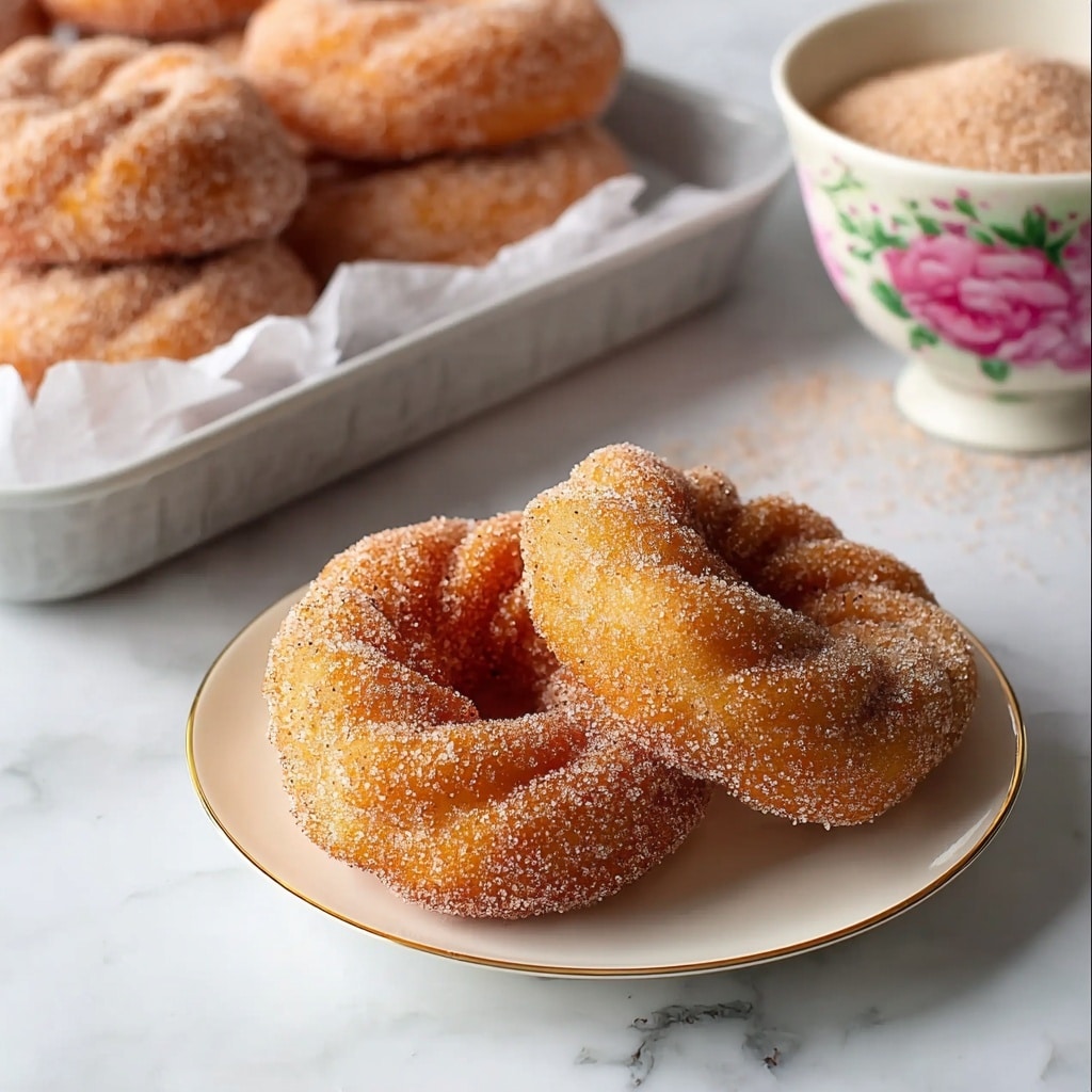 Cinnamon Sugar Twist Doughnuts Recipe - Recipe Image