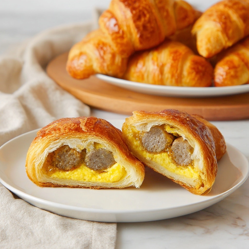 Sausage Egg and Cheese Breakfast Roll-Ups Recipe - Recipe Image