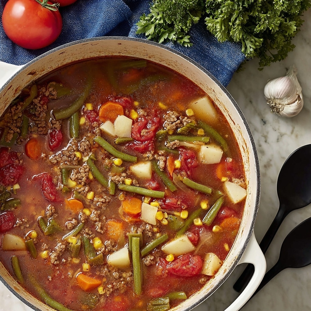 Vegetable Beef Soup Recipe - Recipe Image