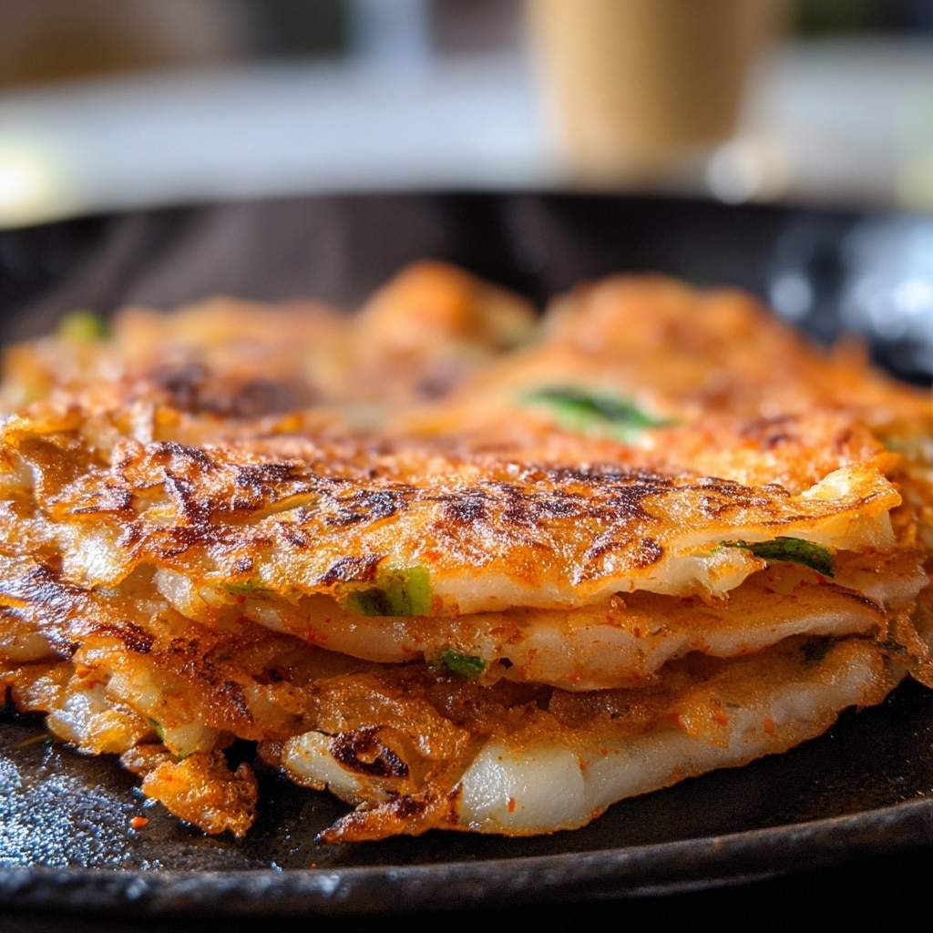 Kimchijeon (Kimchi Pancake) Recipe - Recipe Image