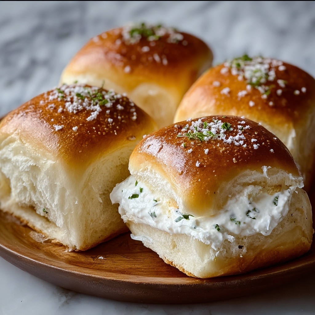 Italian Vanilla Cream Filled Rolls Recipe - Recipe Image