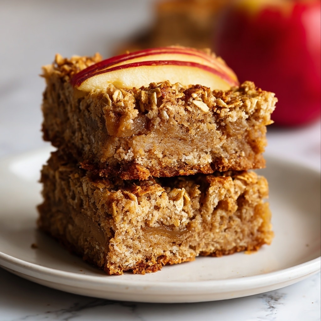 Healthy Breakfast Oatmeal Apple Cake Recipe - Recipe Image