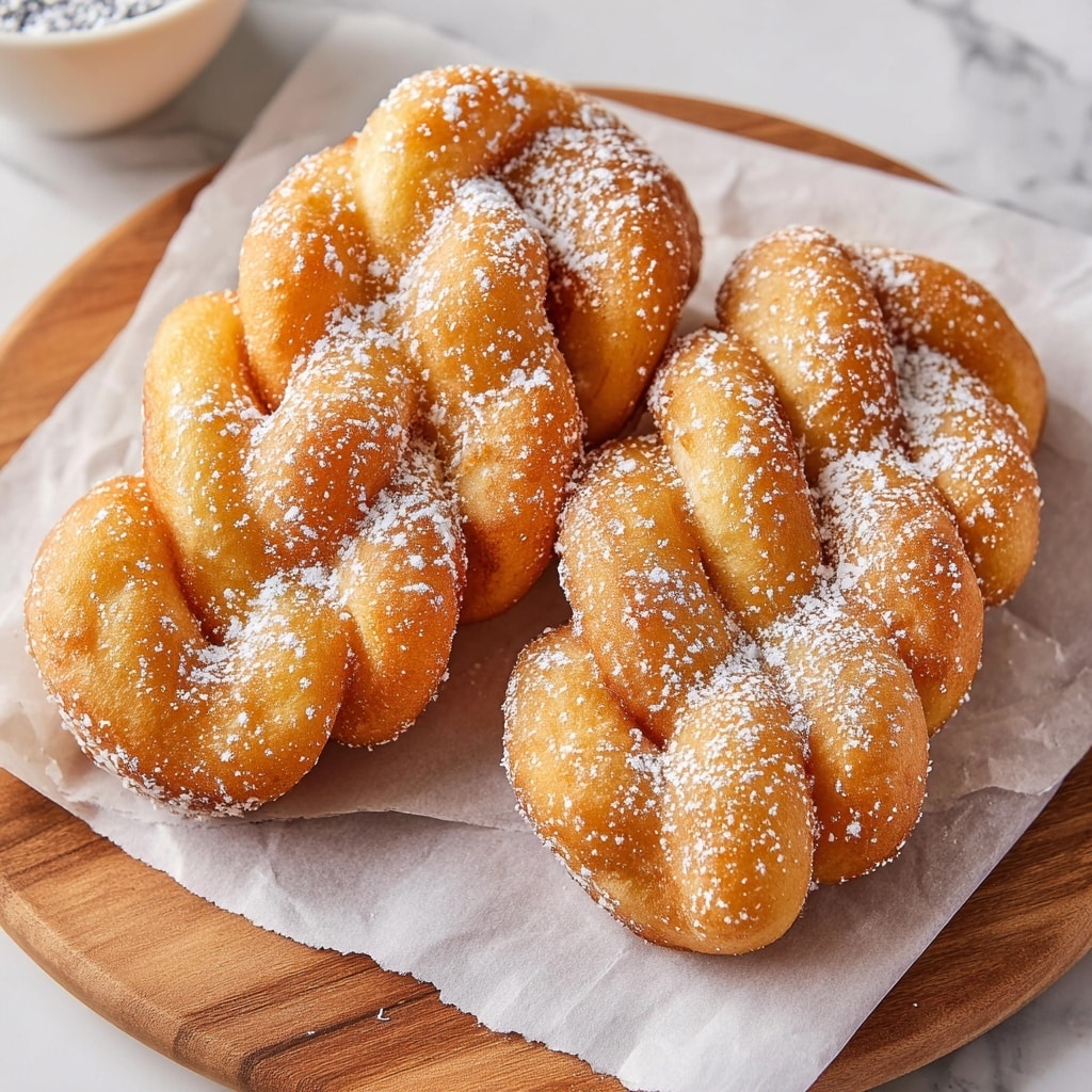 Korean Twisted Donuts (Kkwabaegi) Recipe - Recipe Image