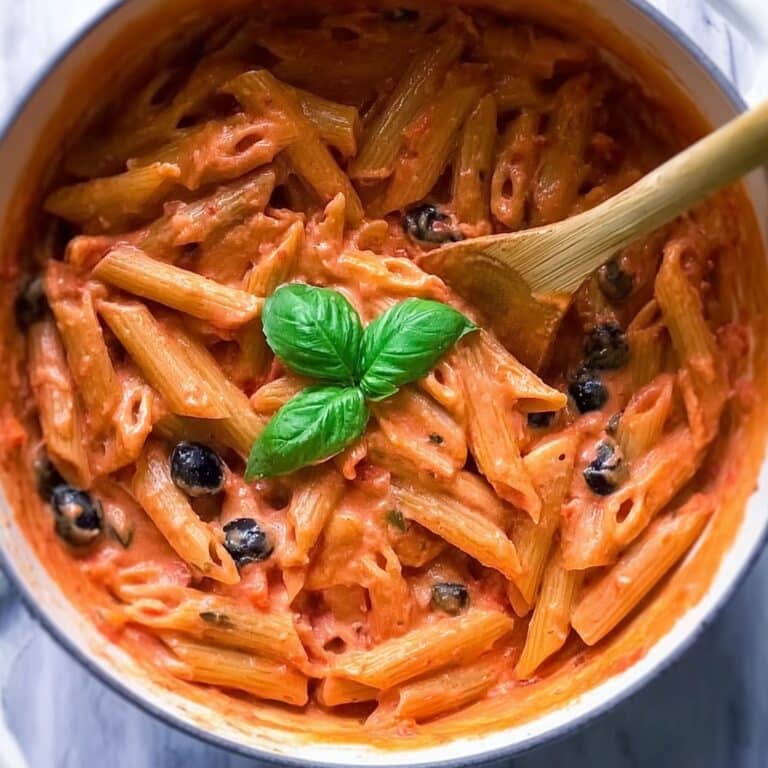 One Pot Rigatoni in Pink Sauce Recipe