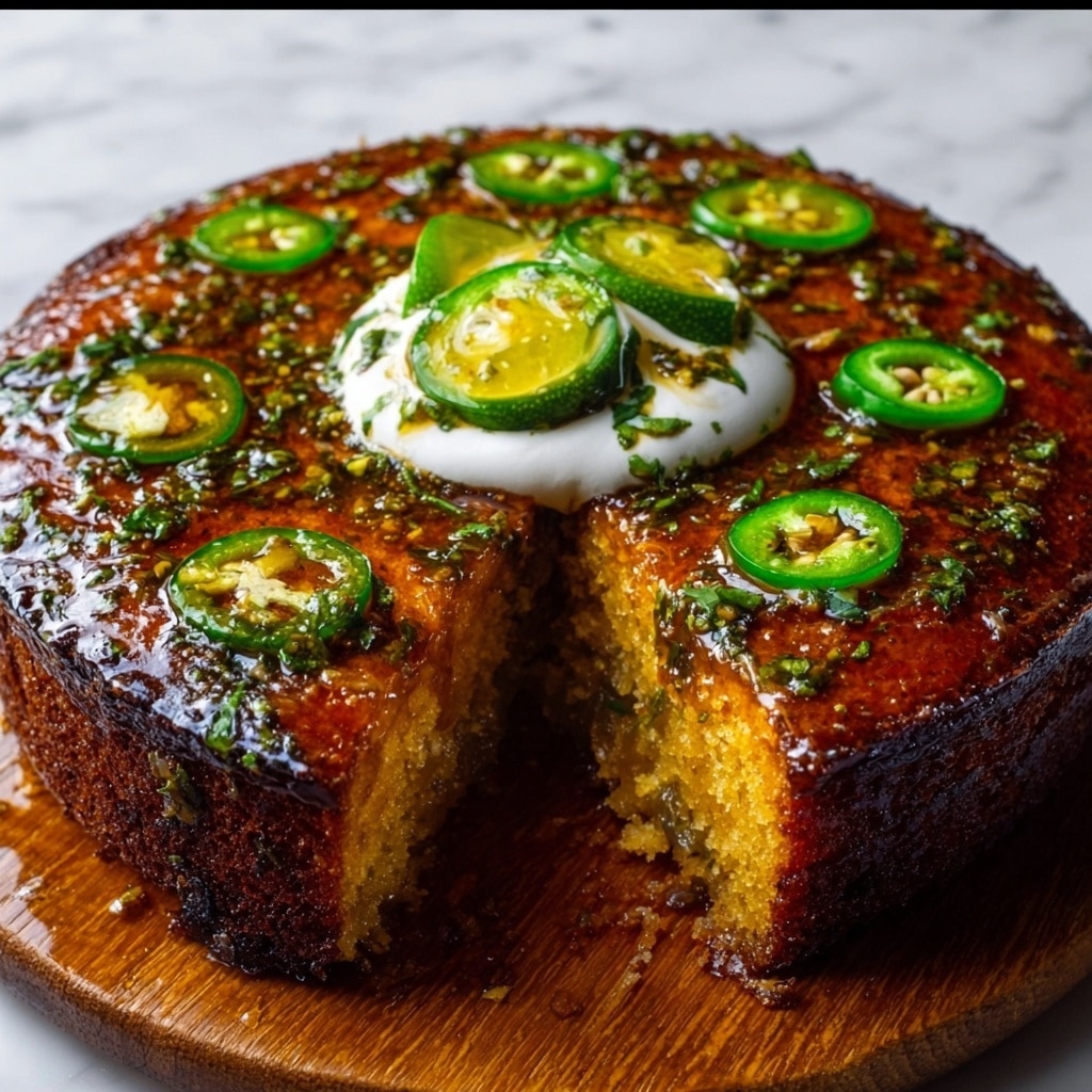 Jalapeño Cornbread with Tangy Lime Honey Glaze Recipe - Recipe Image
