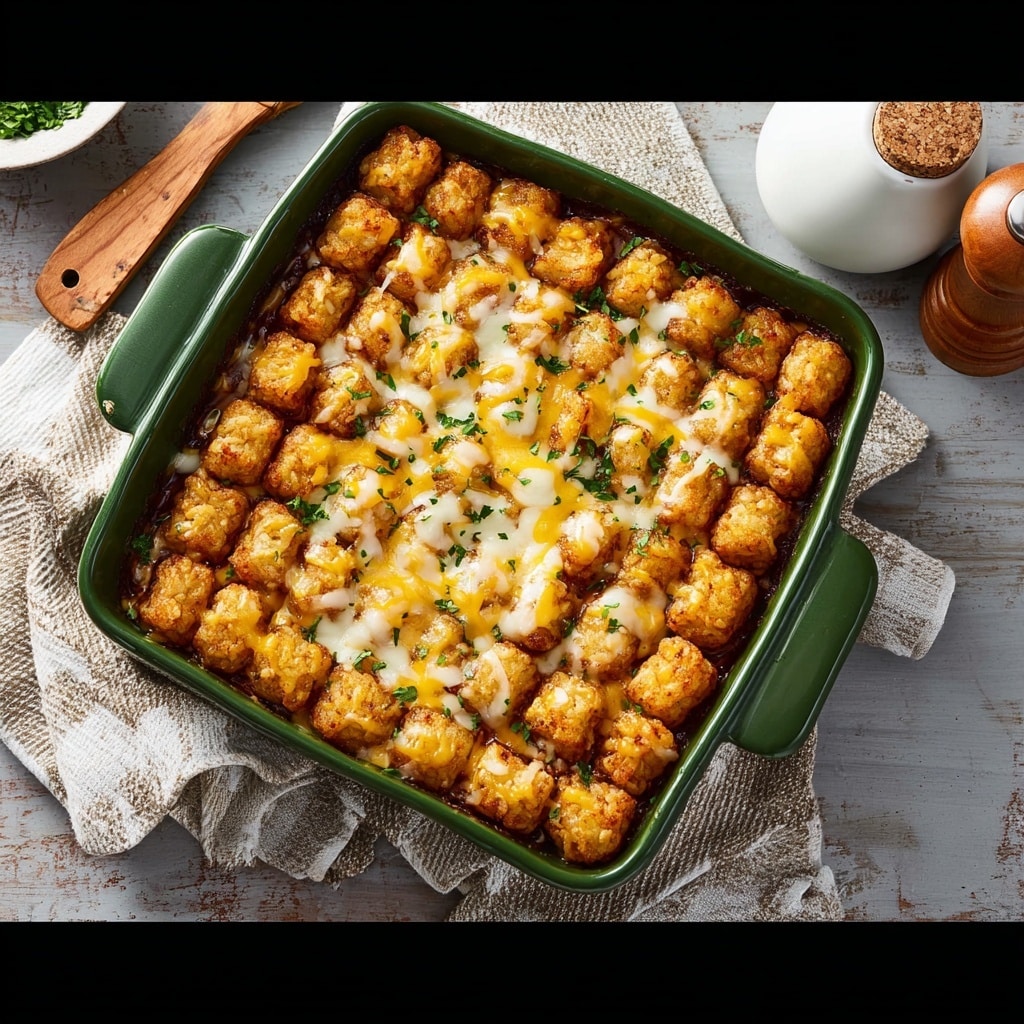 Keto Tater Tot Casserole Recipe - Recipe Image