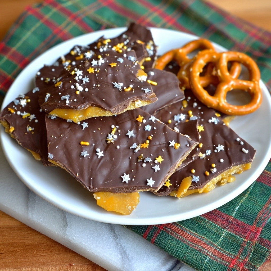 Pretzel Christmas Crack (Pretzel Toffee) - Recipe Image