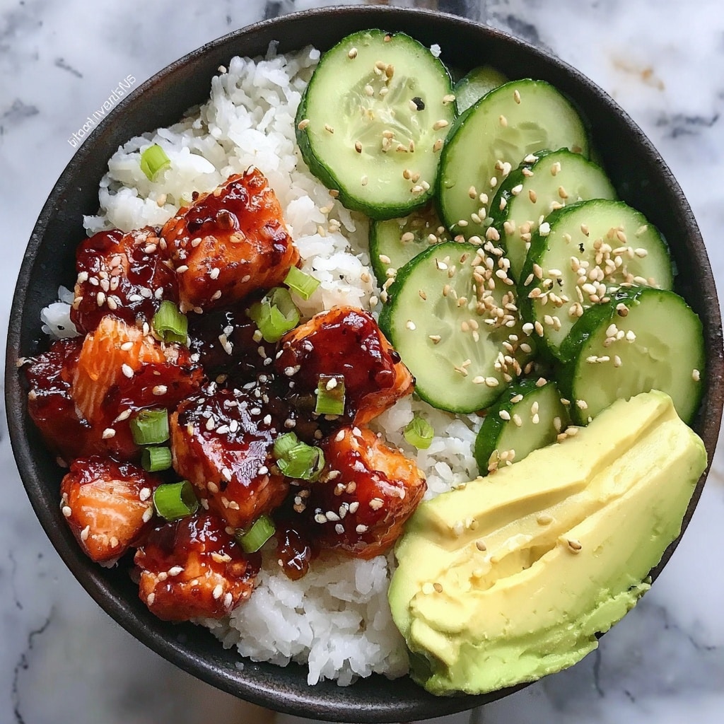 Decadent Teriyaki Salmon Bowl: Quick & Customizable Delight - Recipe Image