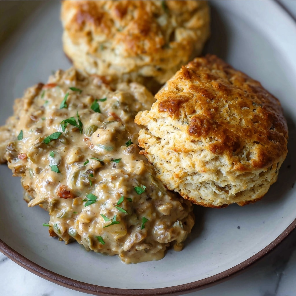 Chorizo Biscuits and Gravy Recipe - Recipe Image