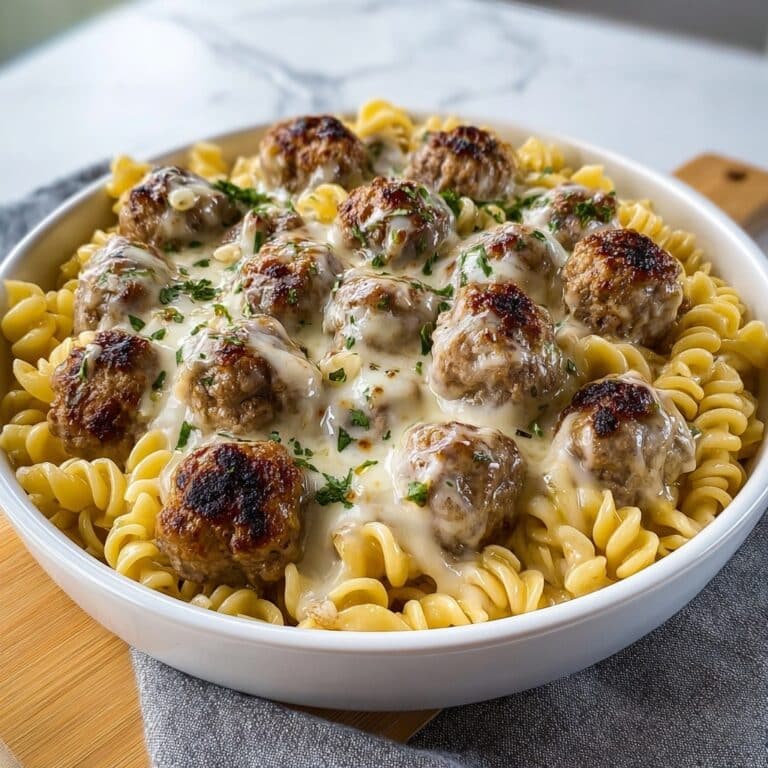 Swedish Meatball Pasta Bake Recipe