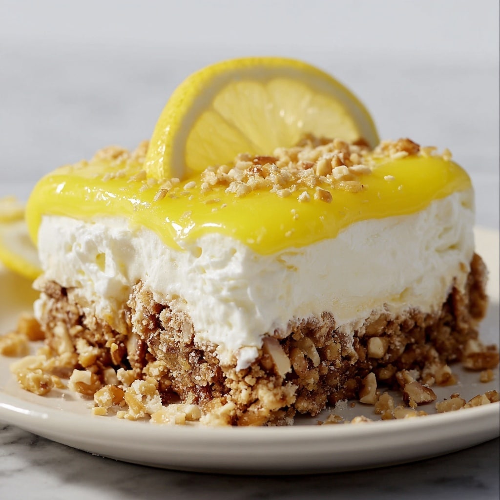 Lemon Pretzel Dessert Recipe - Recipe Image