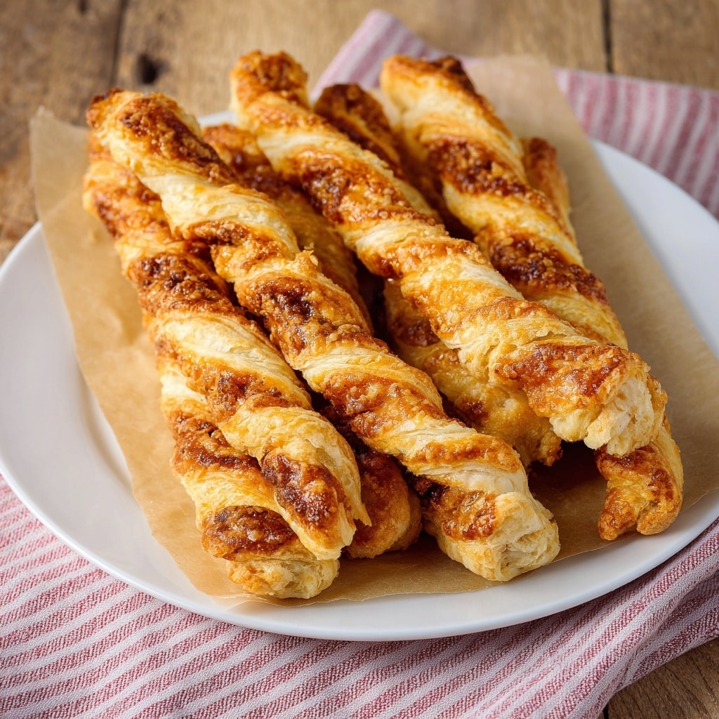 Puff Pastry Cheese Straws Recipe - Recipe Image