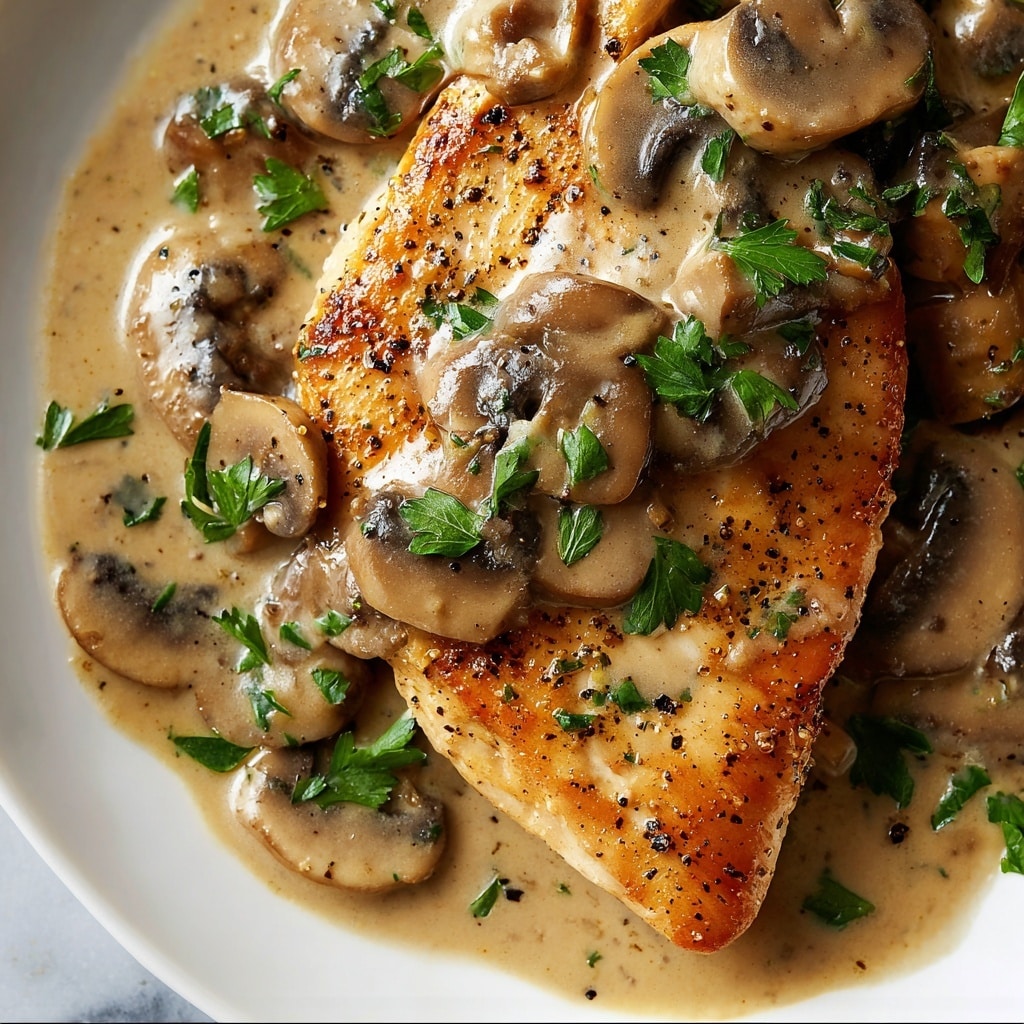 Creamy Mushroom Chicken Recipe - Recipe Image