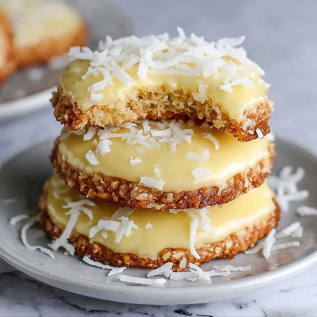 Lemon Coconut Cheesecake Cookies Recipe - Recipe Image