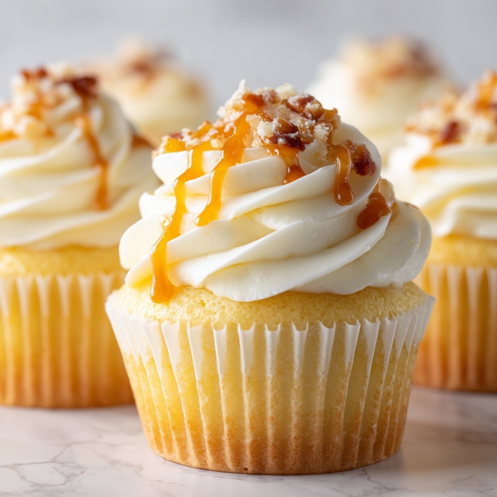 Honey Peach Cream Cheese Cupcakes Recipe - Recipe Image