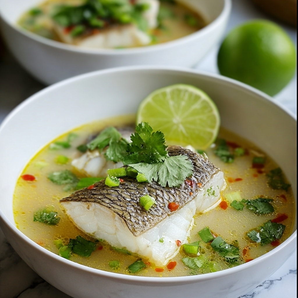 Coconut Lime Fish Soup Recipe - Recipe Image