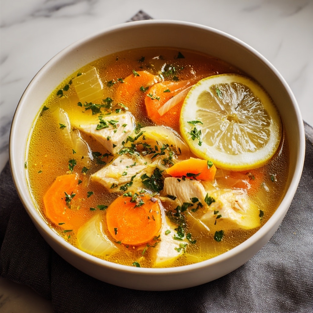 Lemon Chicken Soup Recipe - Recipe Image