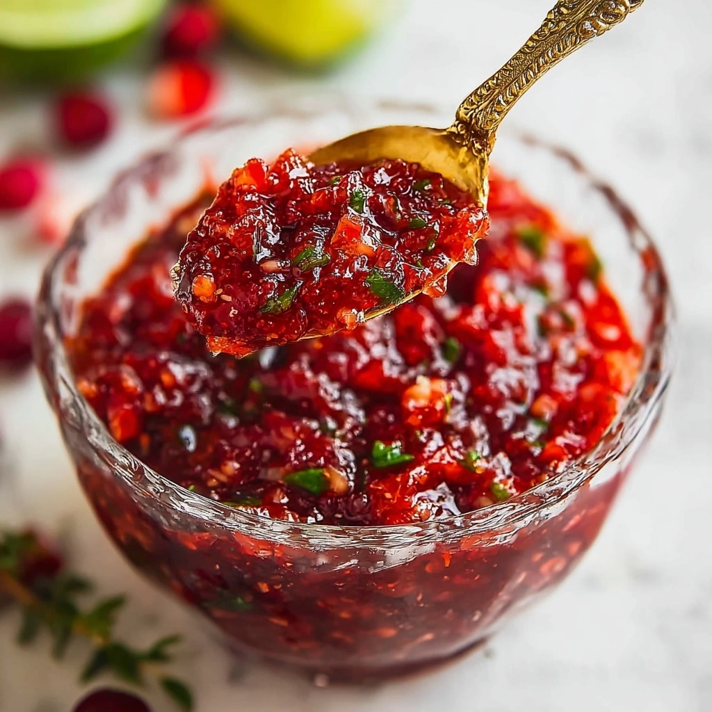 Spicy Cranberry Salsa Recipe
