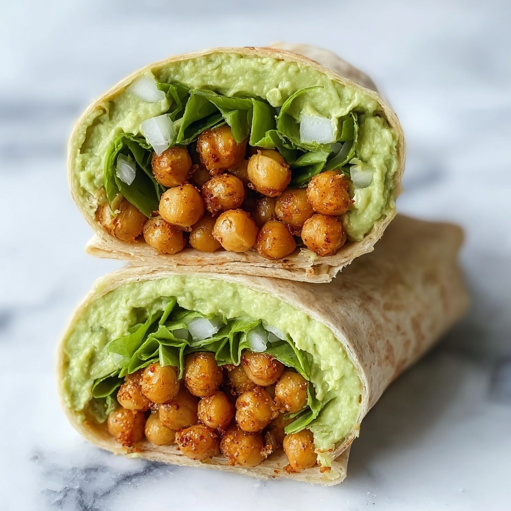 Crunchy Chickpea Caesar Wraps Recipe - Recipe Image