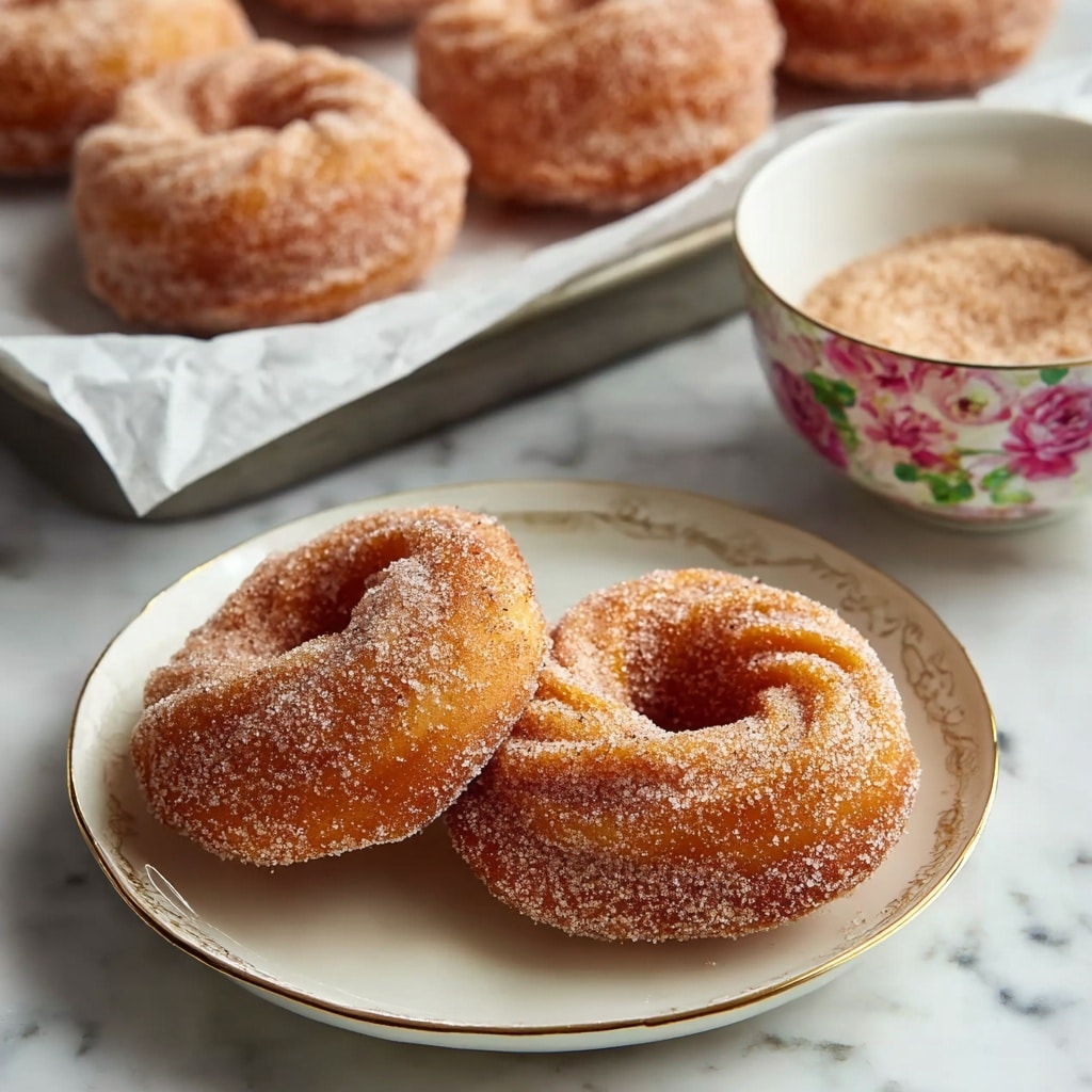 Cinnamon Sugar Twist Doughnuts Recipe - Recipe Image