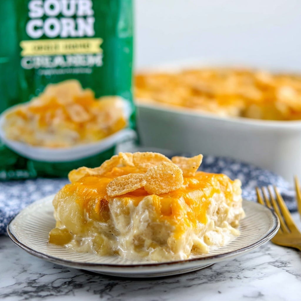 Sour Cream and Onion Party Potatoes Recipe - Recipe Image