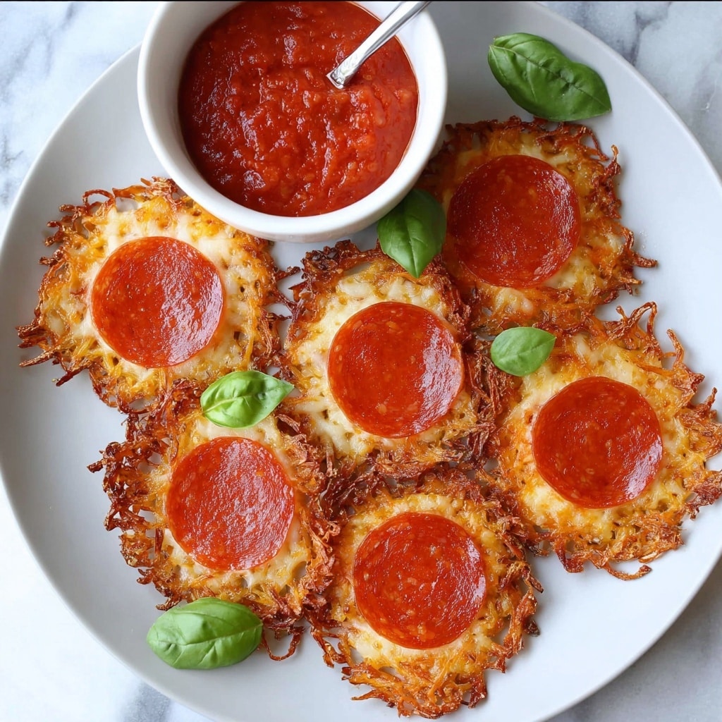 Pepperoni & Cheese Crisps - Keto Recipe - Recipe Image