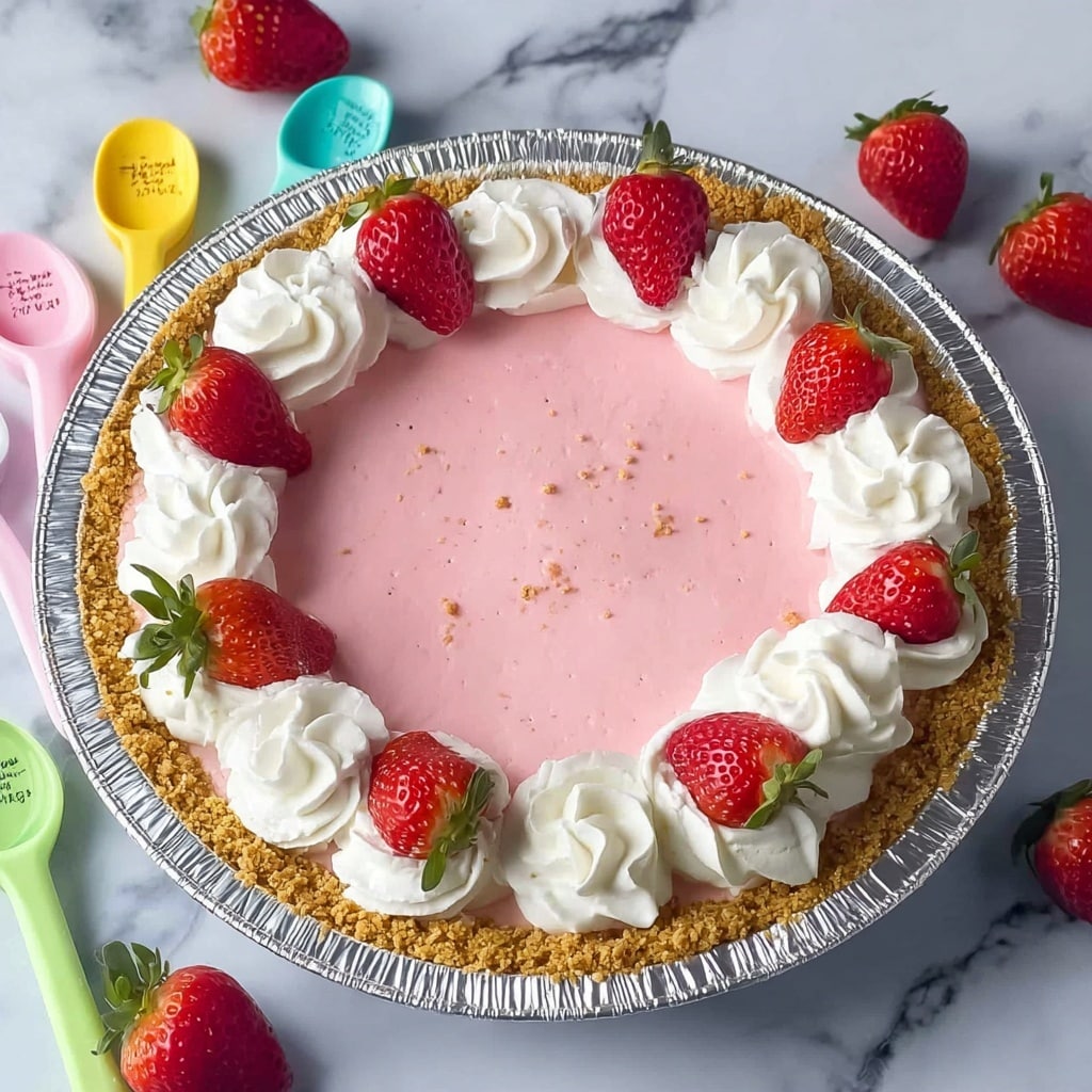Strawberry Cool Whip Pie Recipe - Recipe Image