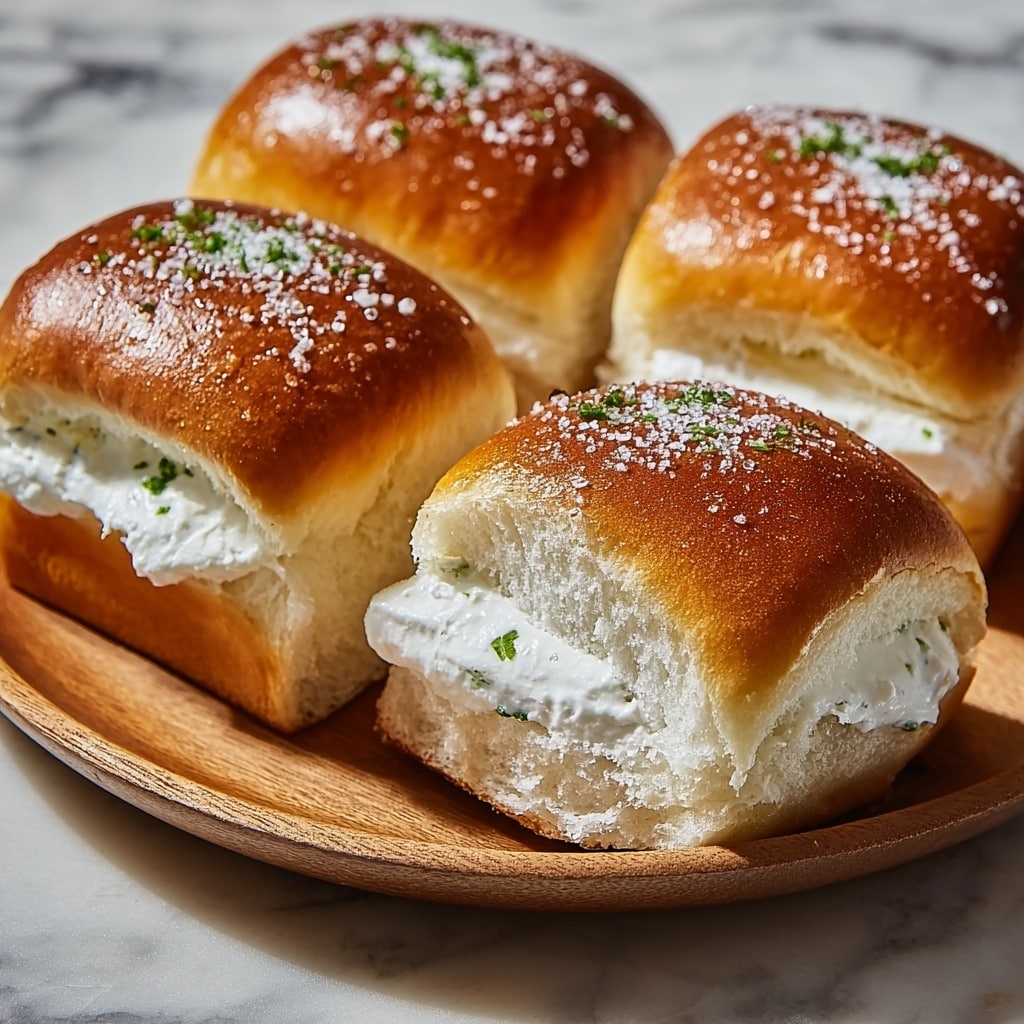 Italian Vanilla Cream Filled Rolls Recipe - Recipe Image