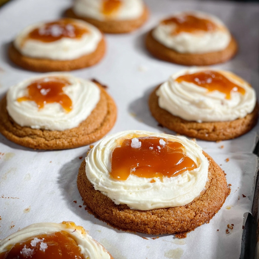 Salted Caramel Cheesecake Cookies Recipe - Recipe Image