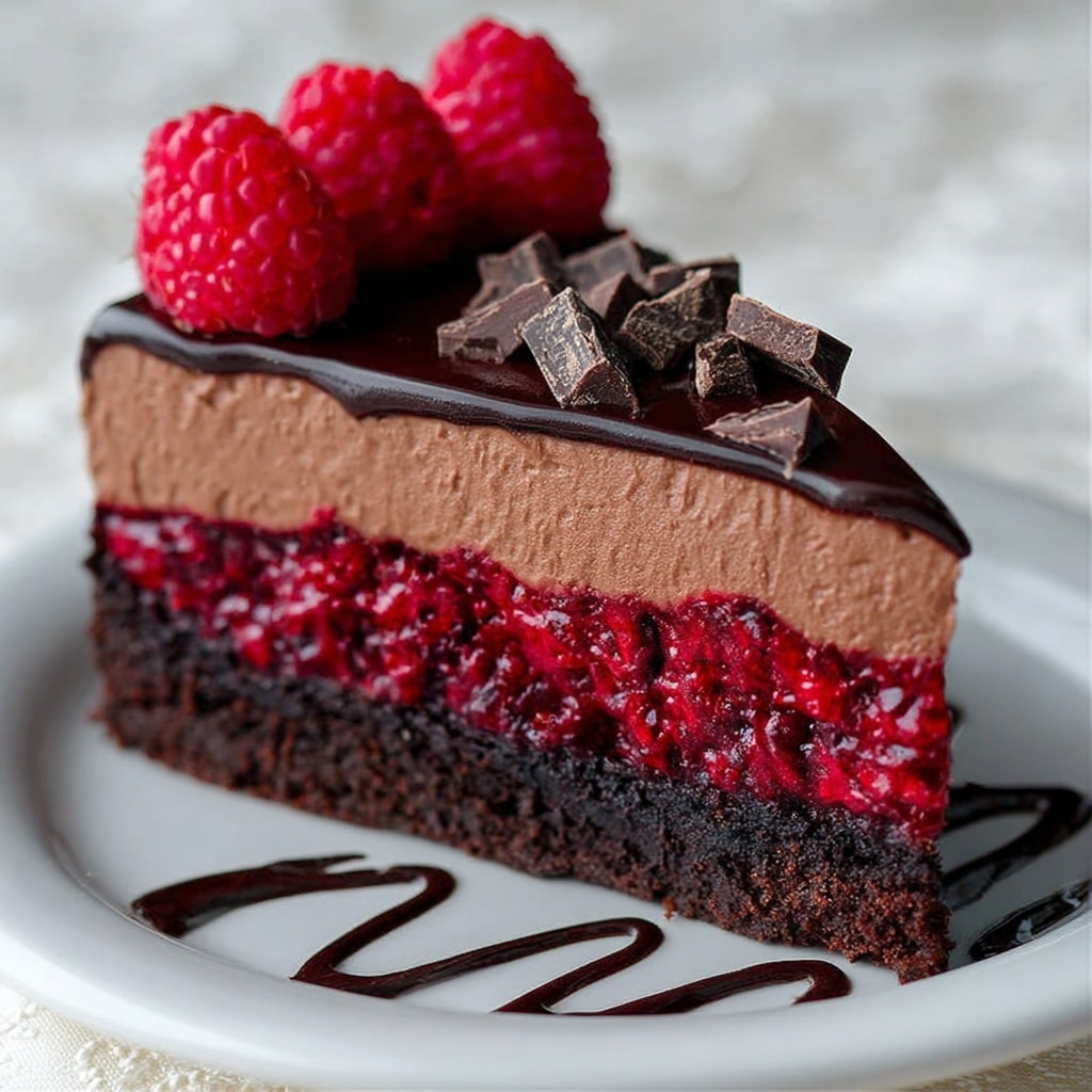 Lush Silken Chocolate Raspberry Truffle Torte Recipe - Recipe Image