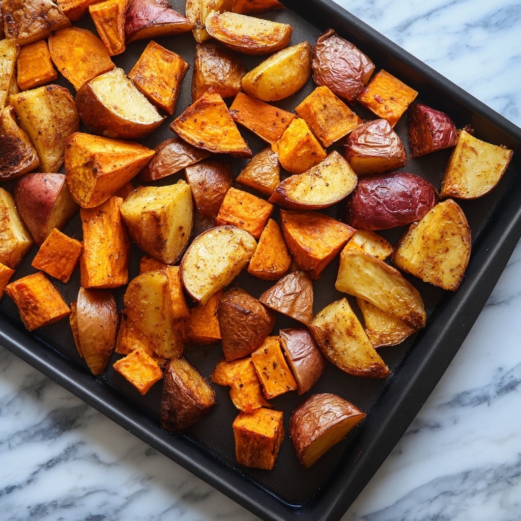 Roasted Apple Cinnamon Sweet Potatoes Recipe - Recipe Image