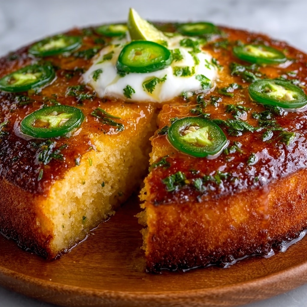 Jalapeño Cornbread with Tangy Lime Honey Glaze Recipe - Recipe Image