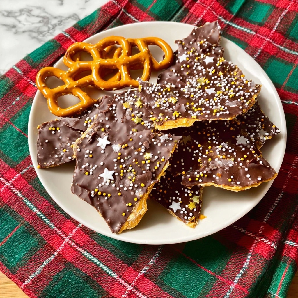 Pretzel Christmas Crack (Pretzel Toffee) - Recipe Image